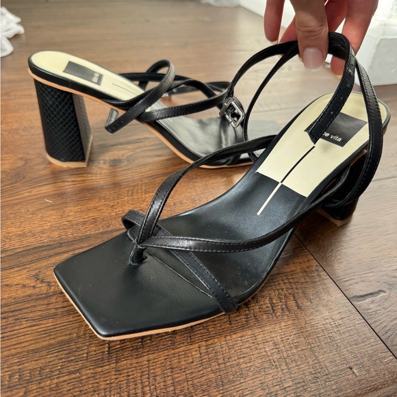 Dolce Vita Shoes - Black Strappy Heeled Sandals